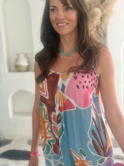 Ivy Dress - Blue Tropicana