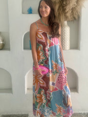Ivy Dress - Blue Tropicana