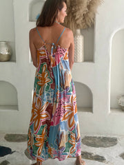 Ivy Dress - Blue Tropicana
