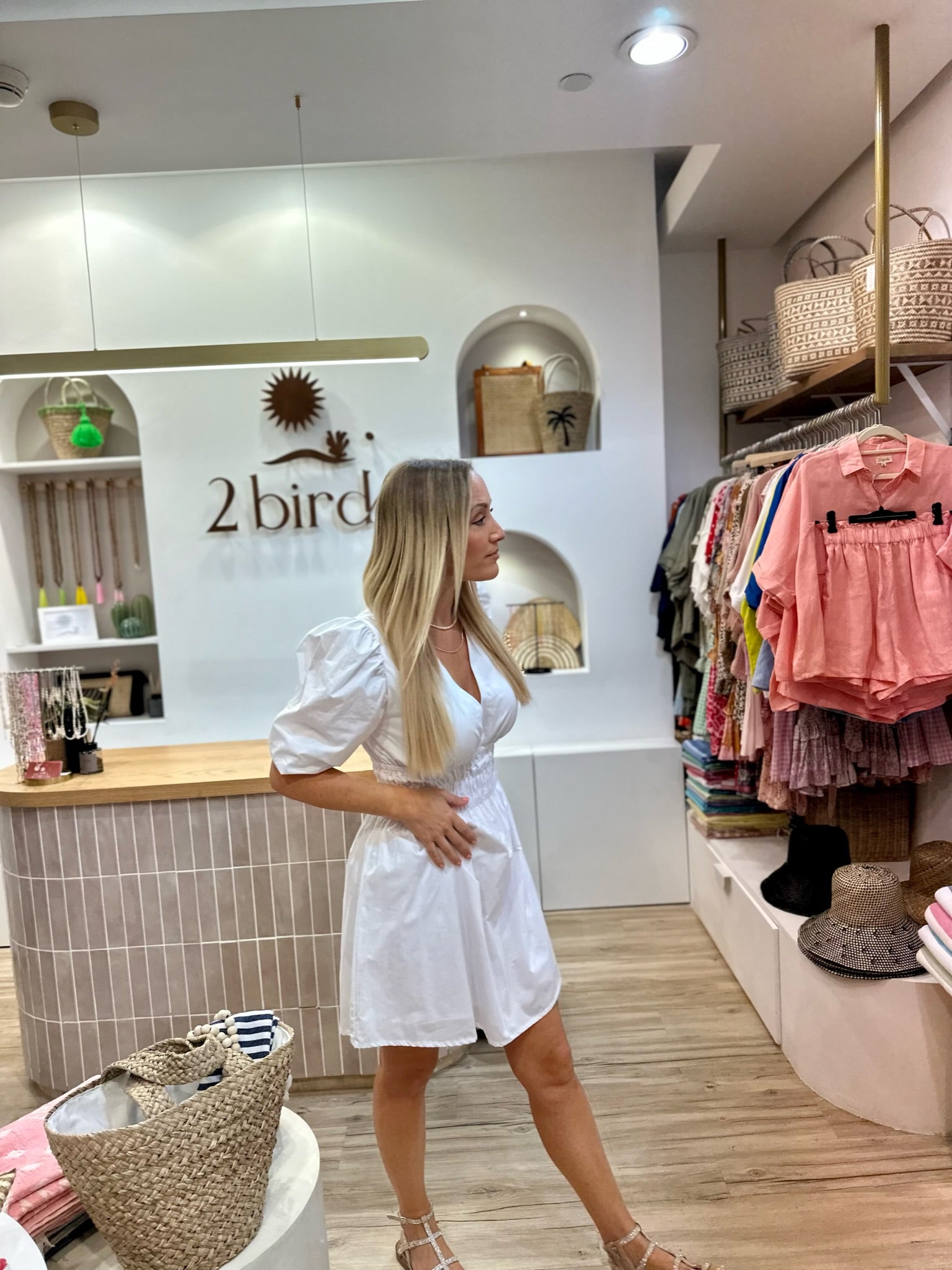 Alexa Dress - White