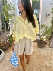 Ava Shirt - Lemon