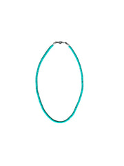 Rubber Bead Necklace - Mint