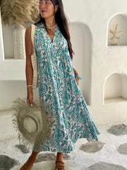 Bella Dress - Jade Chinoiserie