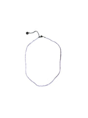 Seed Bead Necklace Short -  Lilac