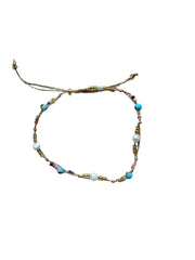 Evil Eye and Pearl Bracelet - Multicolour