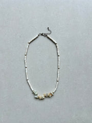 Shell and Stone Necklace - Natural