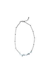 Shell and Stone Necklace - White