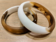 Resin Bangle - Classic - Horn