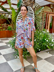 Rayon Shirt - Multi Print