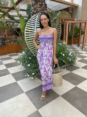 Mia Dress - Purple Stork