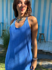 Isla Dress - Blue