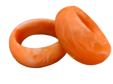 Resin Bangle - Medium - Tangerine