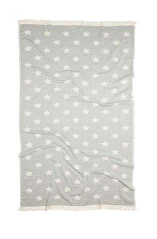 Oteki Star Towel - Light Grey