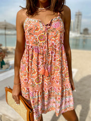 Posie Dress Cropped - Orange Blossom