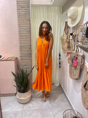 Bella Dress -  Tangerine