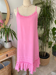 Fray Dress - Soft Pink Cropped