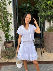 Izzy Dress Broderie Anglais White