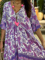 Mandy Kaftan - Purple Stork