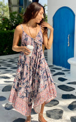 Jumpsuit - Navy Paisley