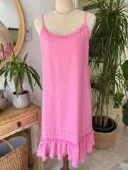 Fray Dress - Soft Pink Cropped