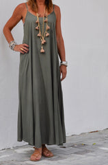 Monica Maxi Dress - Khaki